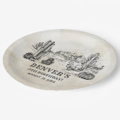  Western Country Cowboy Rodeo Verjaardag Papieren Bordje (Gekanteld)