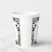 Western Country Cowboy Rustic Wedding Papieren Bekers (Rechts)