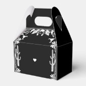 Western Country Cowboy Rustic Wedding Welcome Bedankdoosjes (Achterkant)