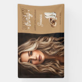 Western Country Dirty Thirty 30th Birthday Photo Spandoek (Verticaal)