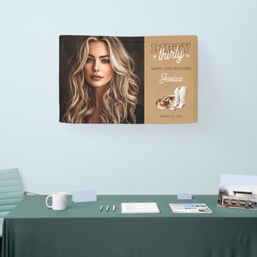 Western Country Dirty Thirty 30th Birthday Photo Spandoek (Beurs)