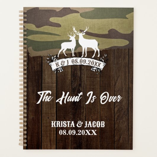 Western Country Herten De Jacht Is Voorbij Bruilof Planner (Voorkant)