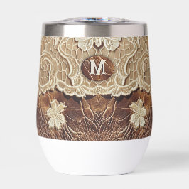 Western Country Leather n Lace Initiaal