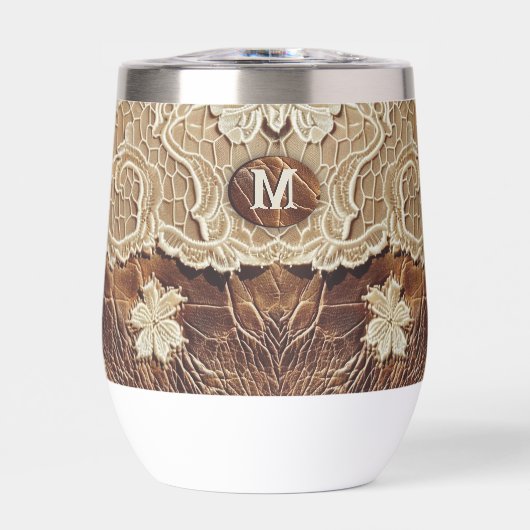 Western Country Leather n Lace Initiaal (Voorkant)