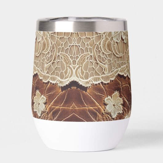 Western Country Leather n Lace Initiaal (Achterkant)