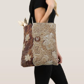 Western Country Leather n Lace Initiaal Tote Bag (Dichtbij)