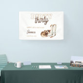 Western Country White Dirty Thirty 30th Birthday Spandoek (Beurs)