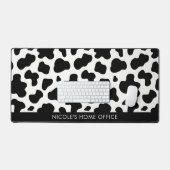 Western Cow Print Southern Office Business Name Bureaumat (Keyboard & Muis)