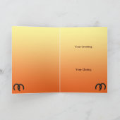 Western Cowboy aangepast Wenskaart Kaart (Binnen)