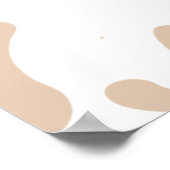 Western Cowboy Baby shower Hoeveel Snoepjes spel Poster (Hoek)