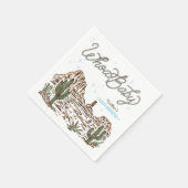 Western Cowboy Baby shower Servet (Hoek)