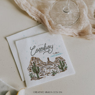 Western Cowboy Baby shower Servet