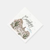 Western Cowboy Baby shower Servet (Hoek)