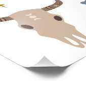 Western Cowboy Baby shower teken Foto Afdruk (Hoek)