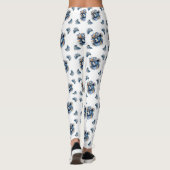 Western Cowboy Bear - Blue Bear with Floral Bandan Leggings (Achterkant)