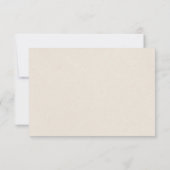 Western Cowboy Boots Barn Wedding Meal Choice RSVP Kaartje (Achterkant)