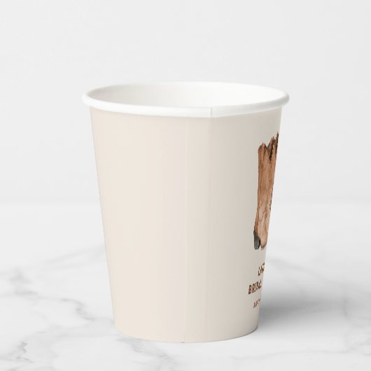 Western Cowboy Boots & Bubbly Vrijgezellenfeest Papieren Bekers (Rechts)