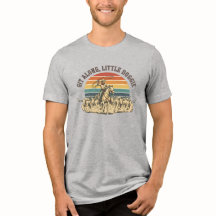 Western Cowboy Cattle Round Up T-shirt, Vintage