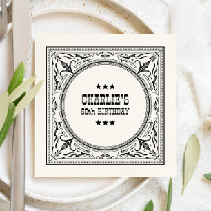  Western Cowboy Country Verjaardagsfeest Servet