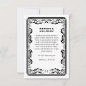  Western Cowboy Country Weddenschap RSVP Kaartje (Voorkant)