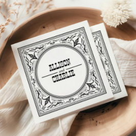  Western Cowboy Country Wedding Napkins Servet