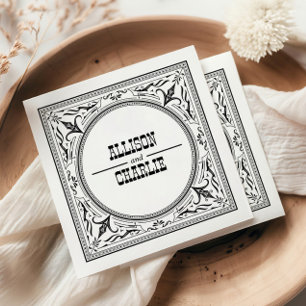  Western Cowboy Country Wedding Napkins Servet