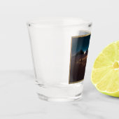 Western Cowboy Cowgirl Paard Moonlight Shot Glas (Links)