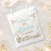  Western Cowboy Eerste Rodeo 1e Verjaardag Bedankzakje (Geknipt)