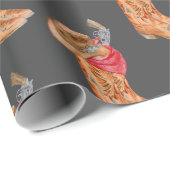 Western cowboy Gear Pattern Cadeaupapier (Rol Hoek)