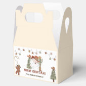 Western Cowboy kerstfeest Bedankdoosjes (Geopend)