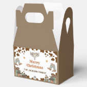 Western Cowboy kerstfeest Bedankdoosjes (Geopend)