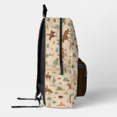 Western Cowboy Kids Personalized Backpack Bedrukte Rugzak (Links)