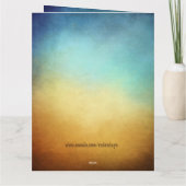  Western Cowboy Kind Op Paard Met Touw Kaart (Achterkant)