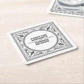 Western Cowboy Land Weddenschap Kartonnen Onderzetters (Schuin)