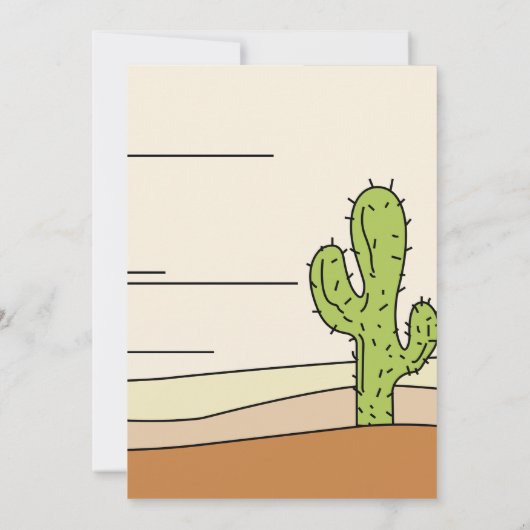 Western Cowboy Pastel Genderneutraal Baby shower Kaart (Achterkant)