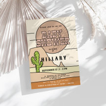 Western Cowboy Pastel Genderneutraal Baby shower