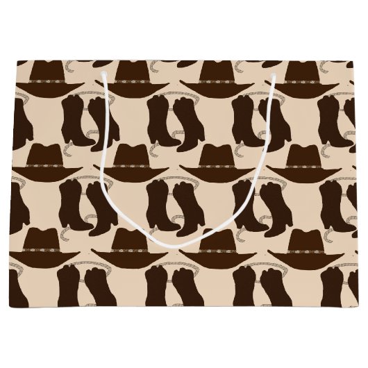 Western Cowboy Pet en Boots Groot Cadeauzakje (Voorkant)