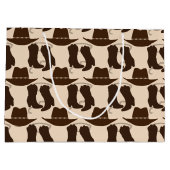 Western Cowboy Pet en Boots Groot Cadeauzakje (Achterkant)