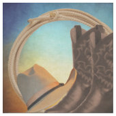 Western cowboy-Pet en penseel Stof (Close Up)
