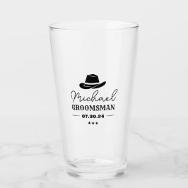 Western Cowboy Pet Klassieke, gepersonaliseerde Gr Glas