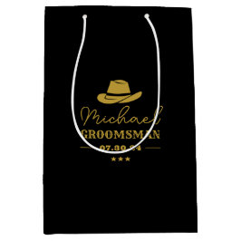 Western Cowboy Pet Klassieke, gepersonaliseerde Gr Medium Cadeauzakje
