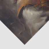 Western Cowboy Portrait Art Decoupage Tissuepapier (Detail)