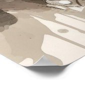 Western Cowboy Portret Schilderen Historische Paar Poster (Hoek)