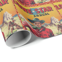 Western Cowboy Poster Print Lone Star Cadeaupapier