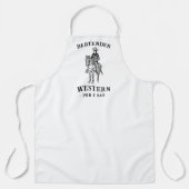 Western Cowboy Pub & Bar Aangepaste Barman Schort (Voorkant)
