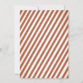 Western Cowboy Santa Christmas Hoedown Party Kaart (Achterkant)