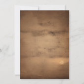 Western Cowboy Silhouette Graduation Celebration Kaart (Achterkant)