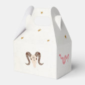 Western Cowboy Verjaardagsfeest Bedankdoosjes (Achterkant)