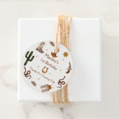 Western Cowboy Verjaardagsfeest Bedankjes Labels (In situ)