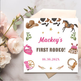 Western Cowboy Verjaardagsfeest Servet